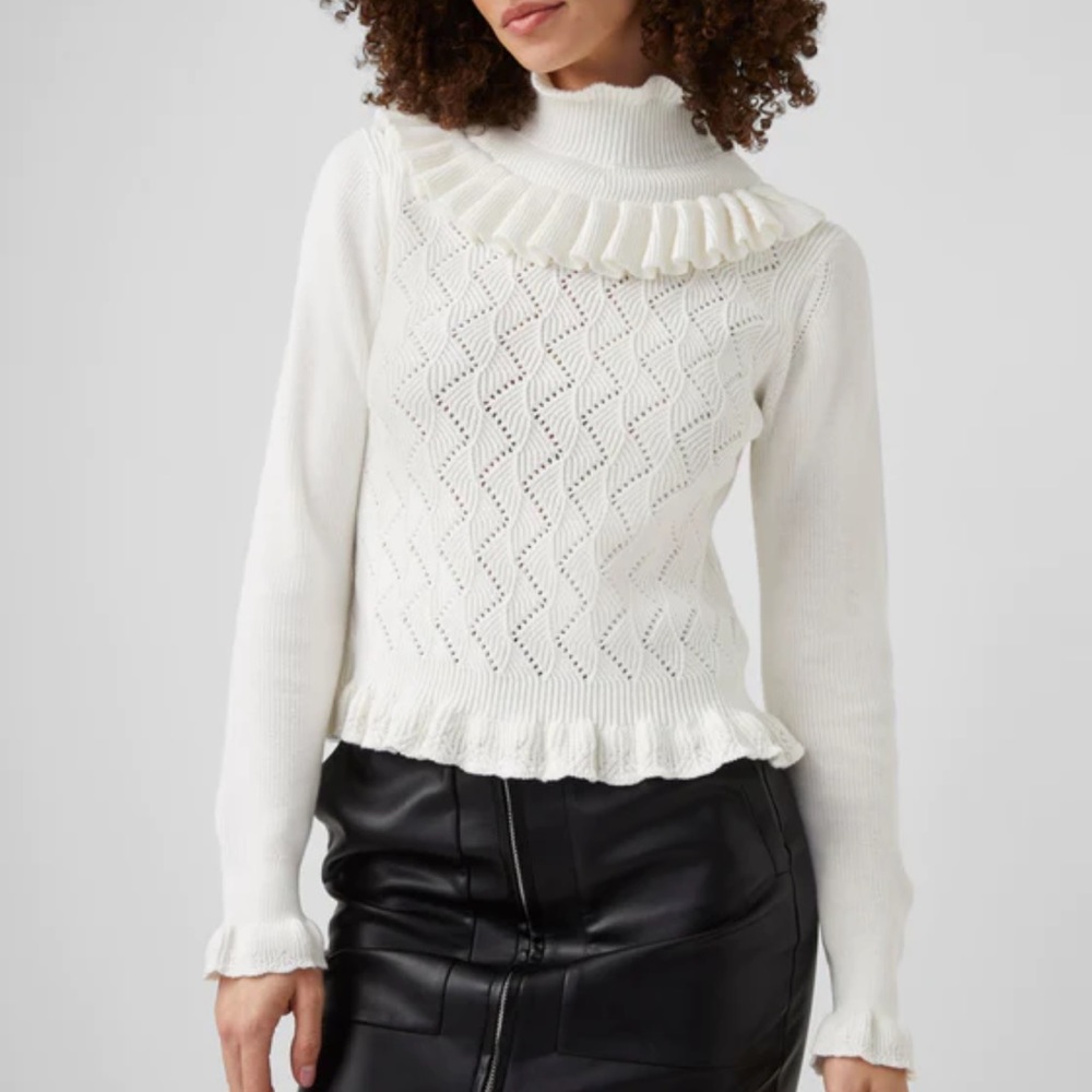 French Connection Mozart Camilla Lace Sweater